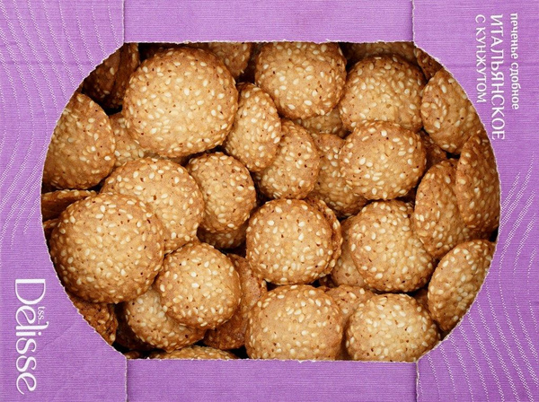 Печенье сдобное DELISSE Итальянское, 350г, Россия, 350 г - купить с ...