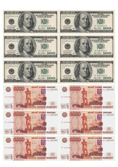 Вафельная картинка на торт, капкейки Деньги, доллары, купюры. Украшение ...