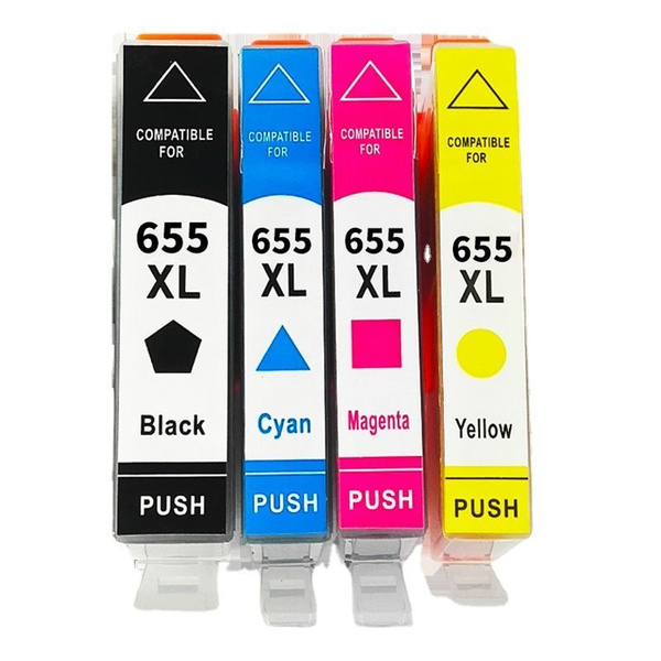 Комплект картриджей 655 для HP Deskjet Ink Advantage 3525, 3625, 4615 ...