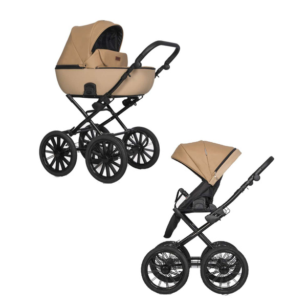 Коляска детская универсальная Riko Basic OZON Prestige 2 в 1 03 бежевый ...