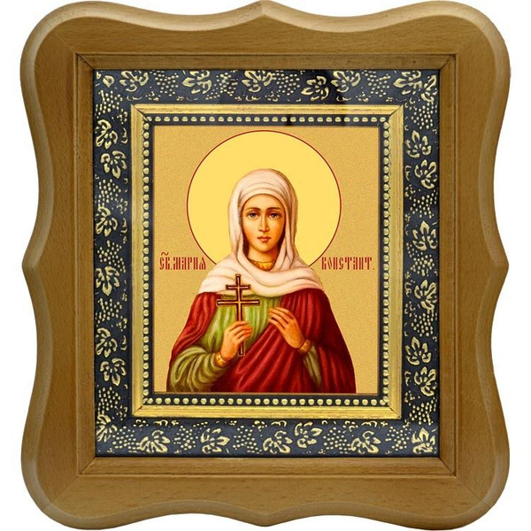 Мария Константинопольская (Патрикия) святая мученица. Икона на холсте ...