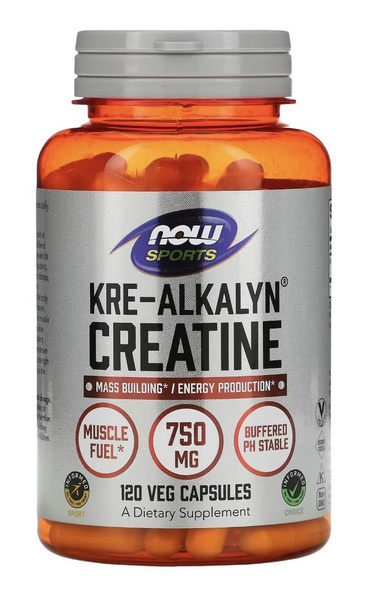 НАО Алкалированный креатин // NOW Kre-Alkaline Creatine, 120 ...