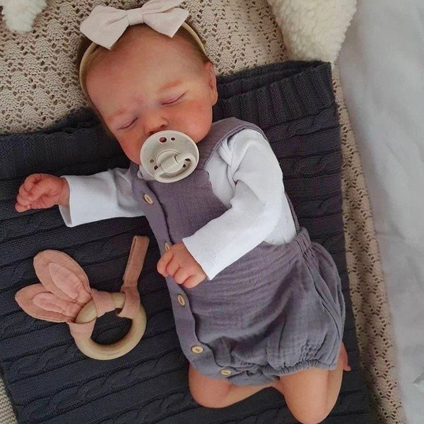 48 см Кукла Реборн девочки Reborn Rosalie, новорожденный ребенок ...