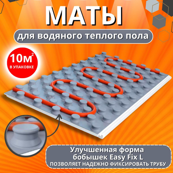 Утеплитель для теплого пола FORMAT, плотность 45 кг/м3 - купить по ...