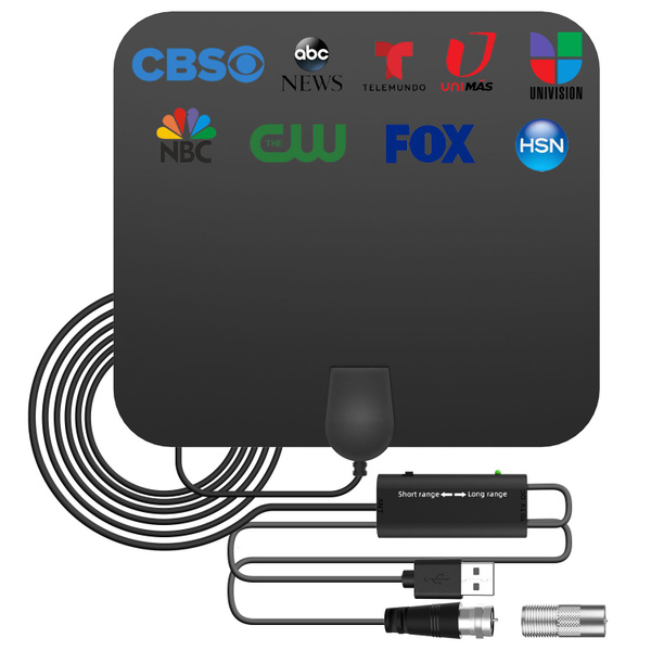 ТВ-антенна 4K 37DBI HD TV DTV Box Цифровая 3600 миль ЕС Plug Booster ...