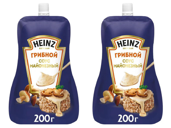 Соус Heinz Грибной, 2 уп по 230 г - купить с доставкой по выгодным ...