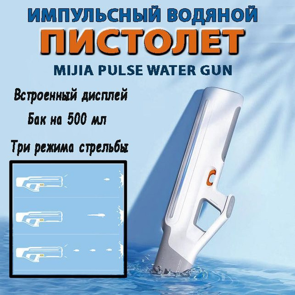 Импульсный водяной пистолет Xiaomi Mijia Pulse Water Gun Gray ...