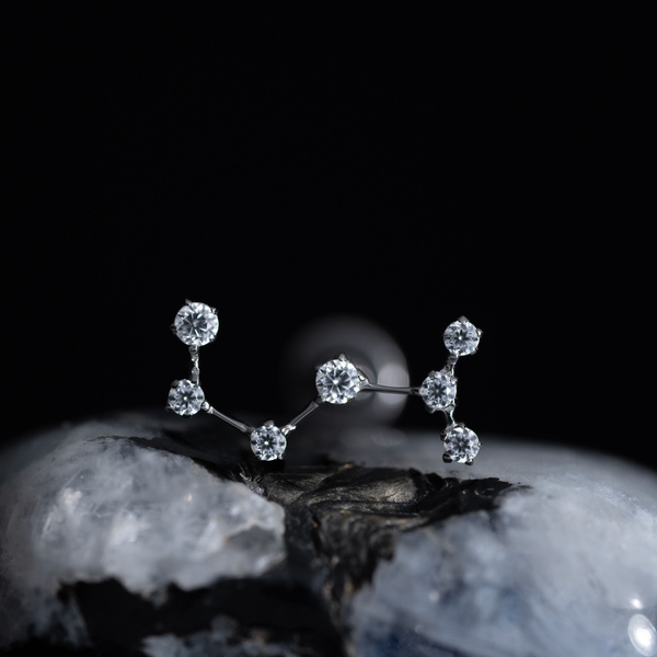 Пирсинг Implant Grade лабрет в ухо, хрящ, хеликс, трагус, конч, мочка ...