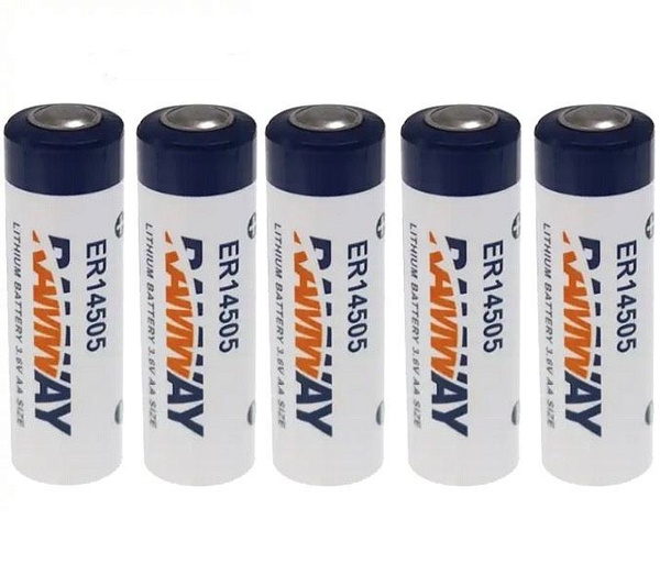Батарейка RAMWAY ER 14505 ( 14500 ) AA 2700 mA 3.6V (5 штук). - купить ...