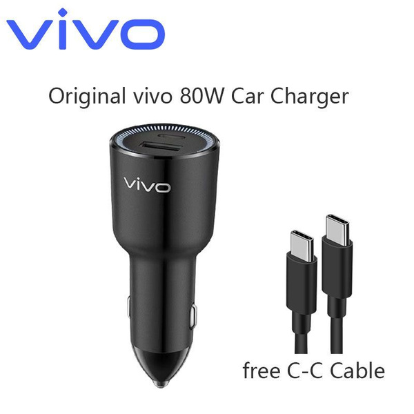 Автомобильное зарядное устройство Vivo 80W car charger USB, USB Type-C ...