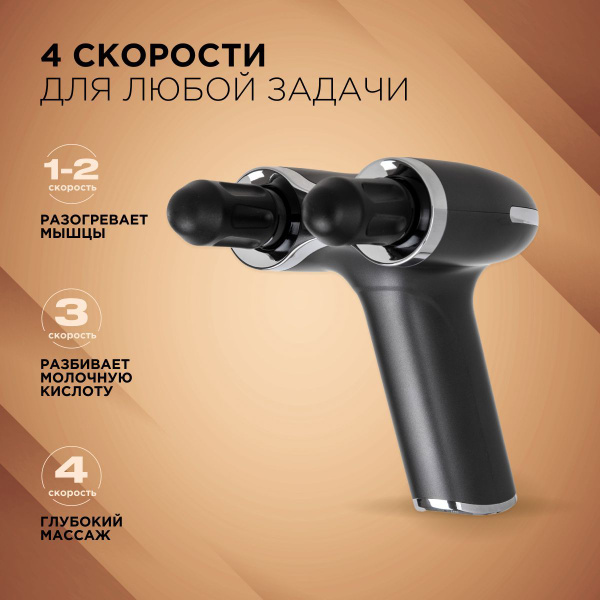 Массажер перкуссионный (N-MP-012) Nisus миостимулятор электрический ...