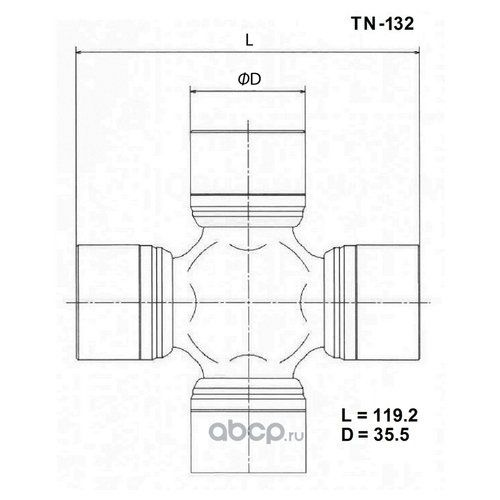 Крестовина Toyo TN132 - Toyo арт. TN132 - купить по выгодной цене в ...