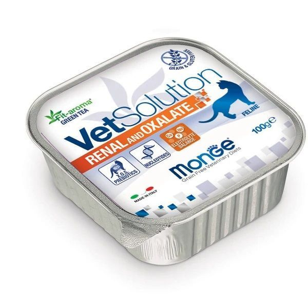 Влажный корм для кошек Monge VetSolution Renal and Oxalate, при ...
