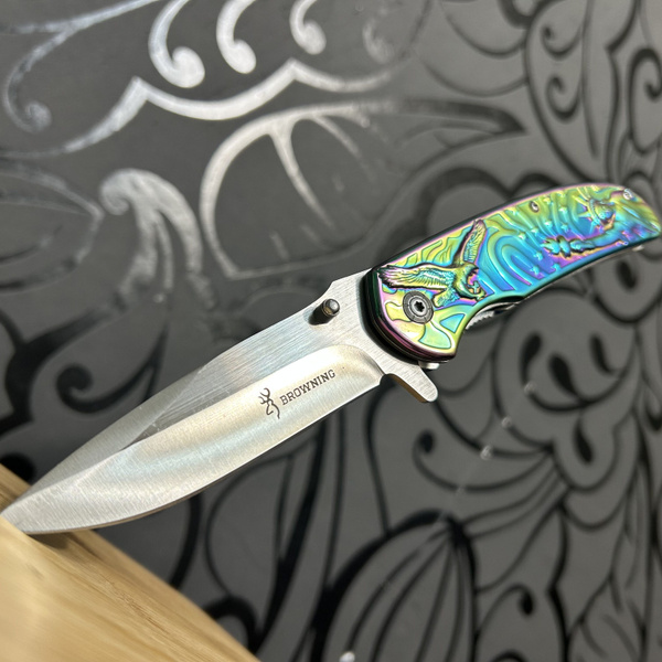 BROWNING Складной нож рельеф, длина лезвия 9.5 см - купить с доставкой ...