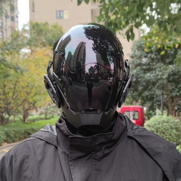 Киберпанк Маска, Механический Стиль Технологический Шлем, cyberpunk ...