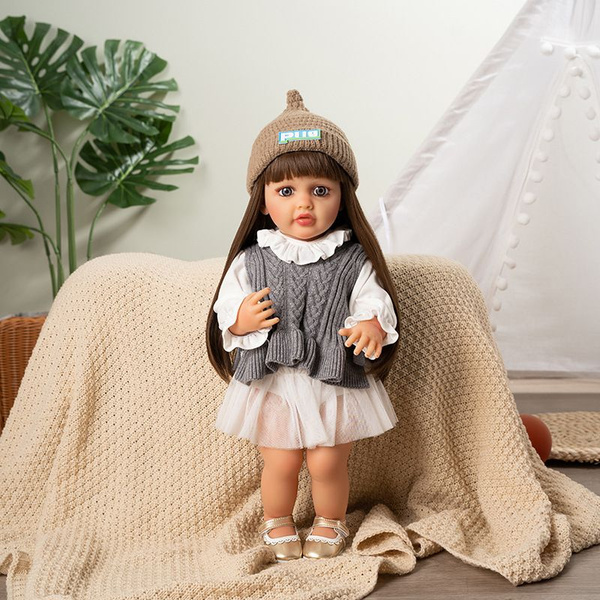 Реалистичная кукла 55 см, кукла-реборн - купить с доставкой по выгодным ...