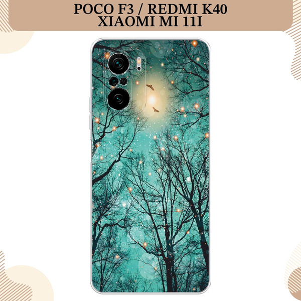 Силиконовый чехол на Xiaomi Poco F3/Redmi K40/Mi 11i / Сяоми Поко Ф3 ...