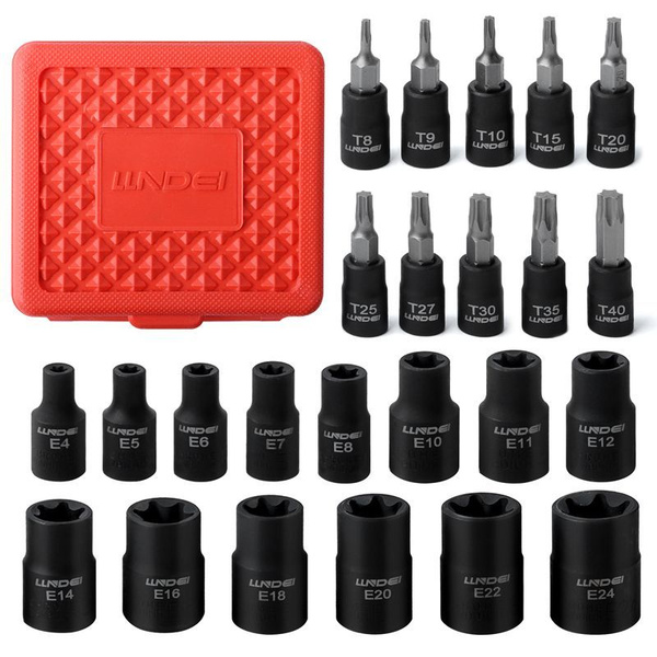 Torx втулка и внутренняя резьбовая внешняя втулка Набор 24PCS - купить ...