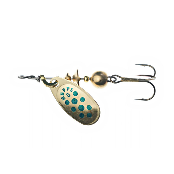 Блесна Mepps Comet Gold/Blue Dots №00 (золото, синие точки) 1,5гр ...