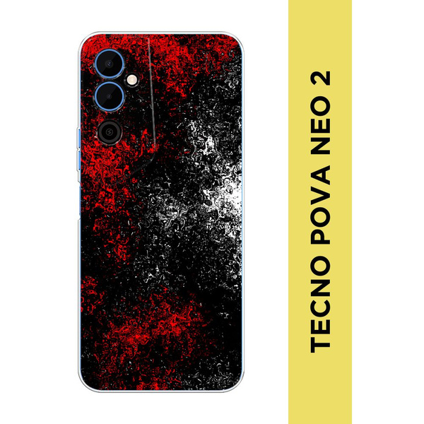 Силиконовый чехол на Tecno Pova Neo 2 / Текно Пова Нео 2 "Монотипия ...