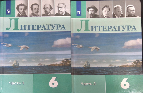 Комплект из 2 книг: Литература. 6 класс. Учебник. В 2-х частях. Часть 1 ...