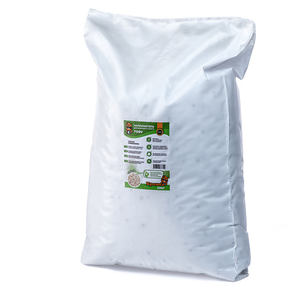 Наполнитель комкующийся для кошачьего туалета Ерошка Тофу (Tofu ...