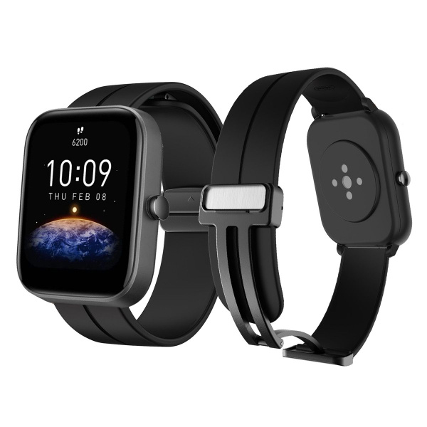 Силиконовый магнитный ремешок для смарт часов Xiaomi Amazfit Bip U ...