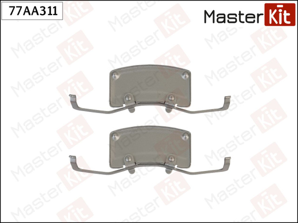 Ремкомплект тормозных колодок MasterKit 77AA311 - купить по низким ...