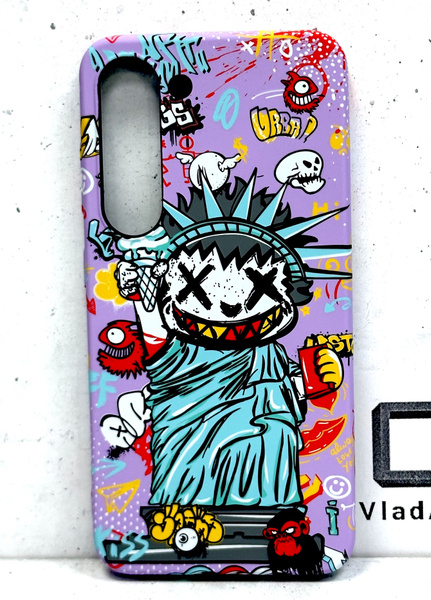 Светящийся чехол-накладка для Samsung S23 , Samsung S23 LUXO/KAWS с ...