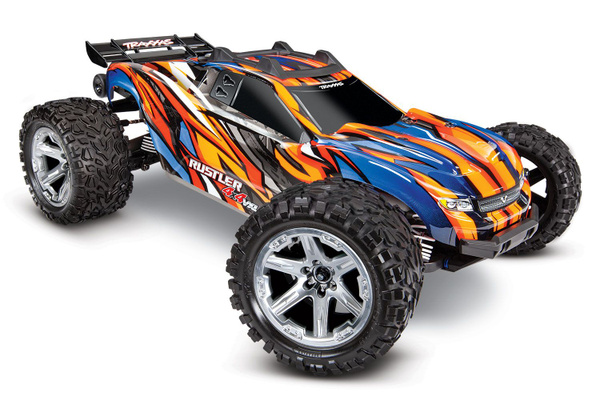 Traxxas 1/10 orng rustler 4x4 vxl трасса для стадиона в масштабе 67076 ...