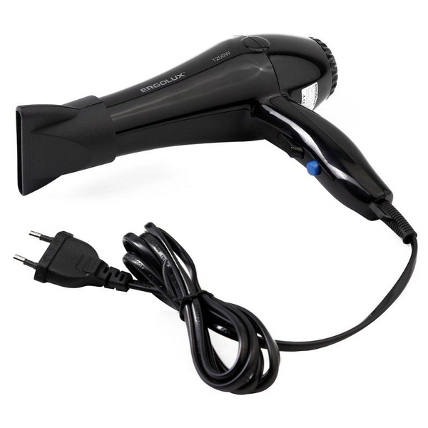 Фен для волос Ergolux ELX-HD08-C02-черный, черный - купить по выгодным ...