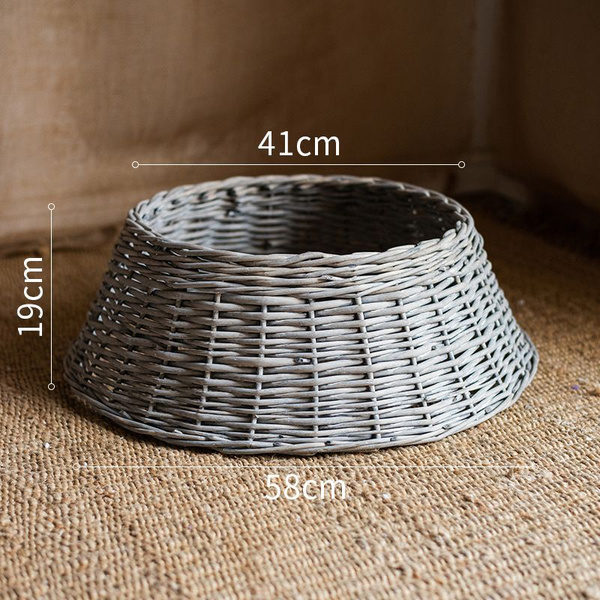 Декоративная корзина-подставка высотой 28 и диаметром 65 см под елку ...