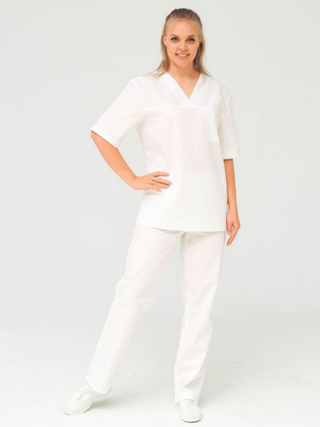 Поварская форма белая хлопок спецодежда - купить с доставкой по ...