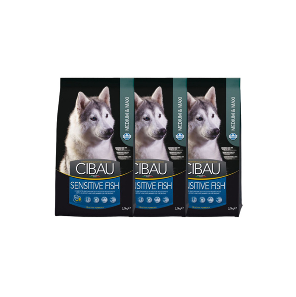 Farmina Cibau Sensitive Fish Medium & Maxi сухой корм для взрослых ...