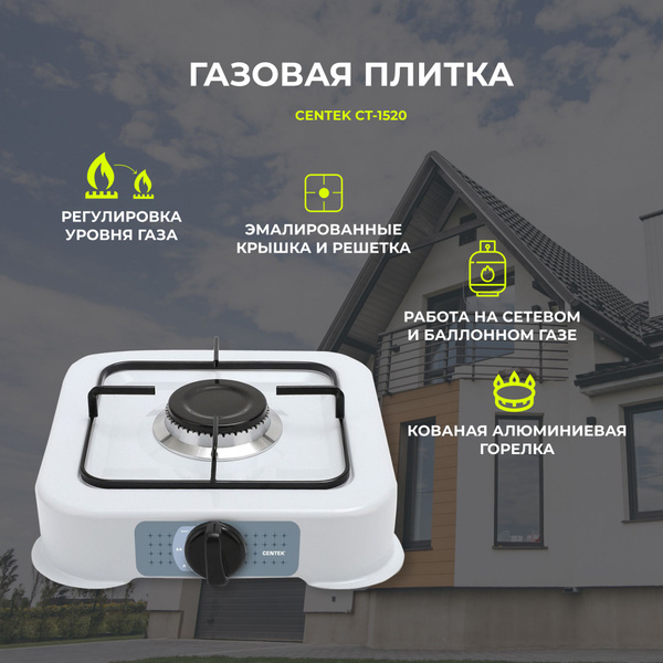 Плитка настольная Centek CT-1520, 1 конфорка - купить с доставкой по ...