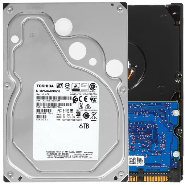 6 ТБ Внутренний жесткий диск Toshiba DT02ABA600VH (DT02ABA600VH ...