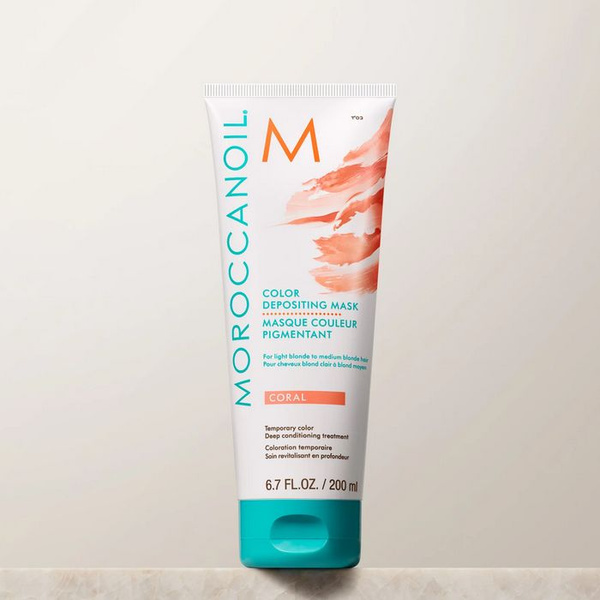 Тонирующая маска Moroccanoil Корал Color Depositing Mask Coral - купить ...