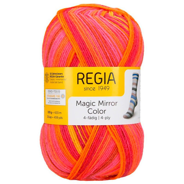 Пряжа Magic Mirror Color - 4 нитка Regia - 1 моток (100 гр, 420 м ...