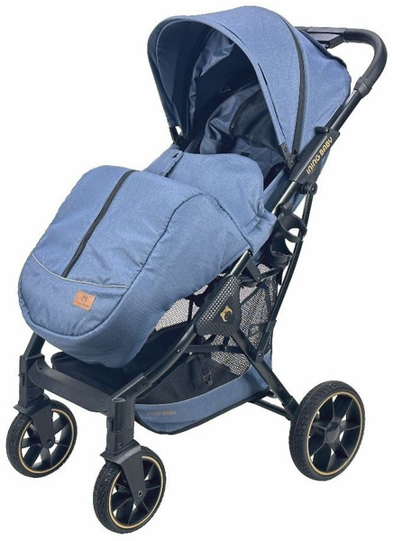 Коляска прогулочная Ining baby F-6, синий - купить с доставкой по ...