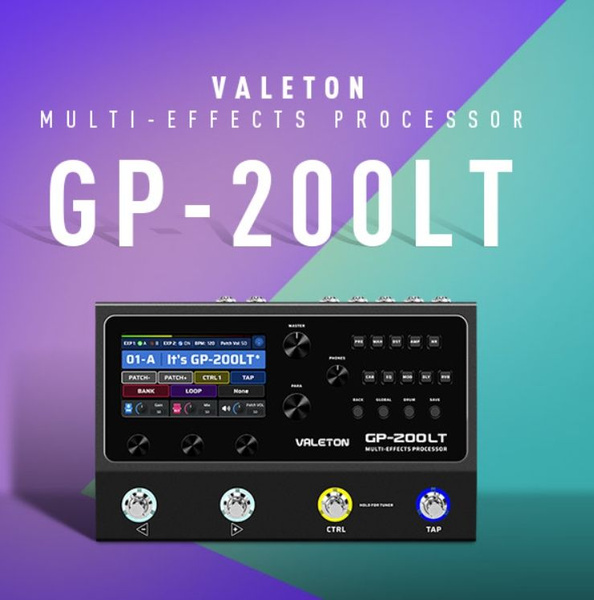 VALETON GP-200 гитарный процессор эффектов - купить с доставкой по ...
