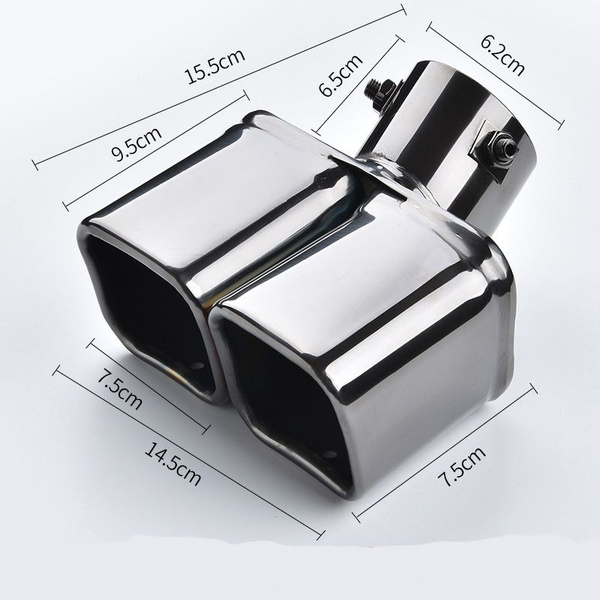 насадка на глушитель двойная - купить по низкой цене в интернет ...