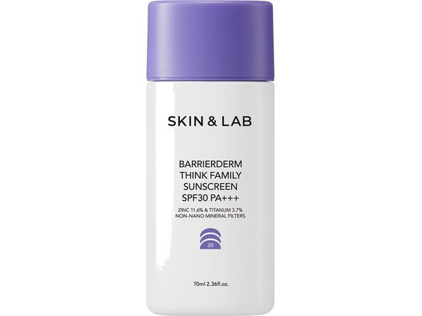Солнцезащитный крем на физических фильтрах SKIN&LAB Barrierderm Think ...