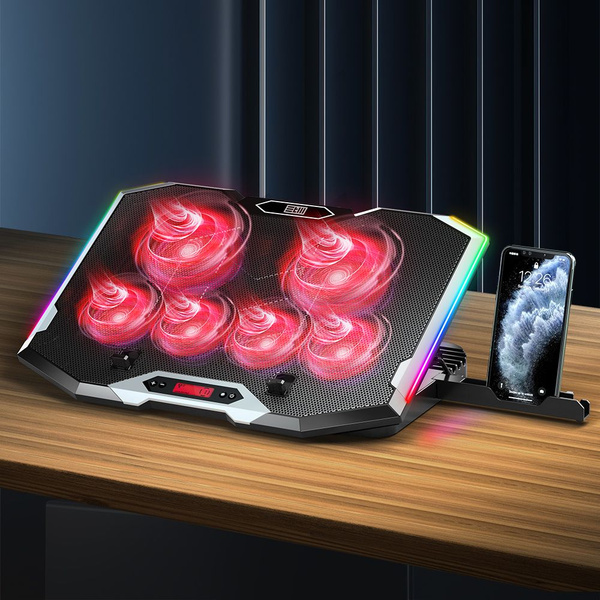 Регулируемая охлаждающая подставка для мощных и игровых ноутбуков, 6 ...