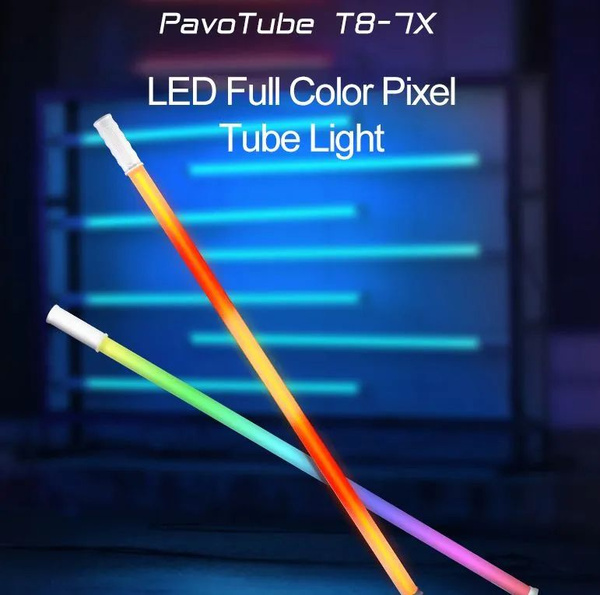 Светодиодная трубка RGB Nanlite PavoTube T8-7X 1Kit, 2700K-7500K ...
