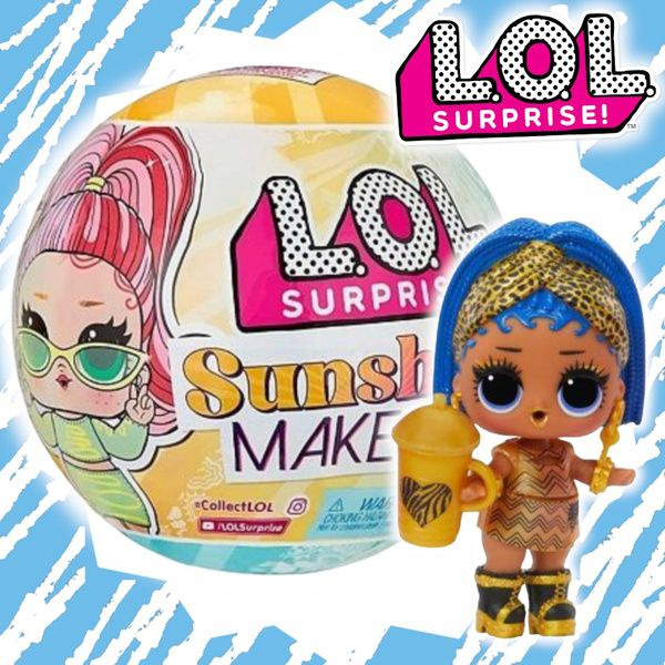 Кукла LOL Surprise Sunshine Makeover меняет цвет на солнце- Саншайн ...