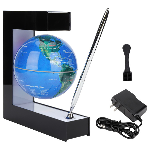 Магнитный левитирующий глобус E-Shape с ручкой на английском и ...