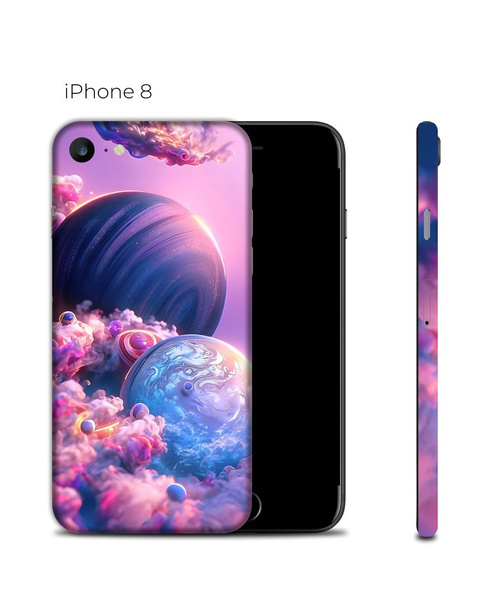 3D пленка на заднюю панель телефона iPhone 8 - купить с доставкой по ...