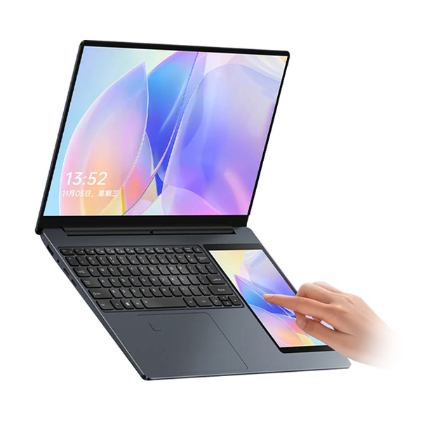 Ноутбук CRELANDER x15 dual screen laptop, светло-серый купить по низкой ...