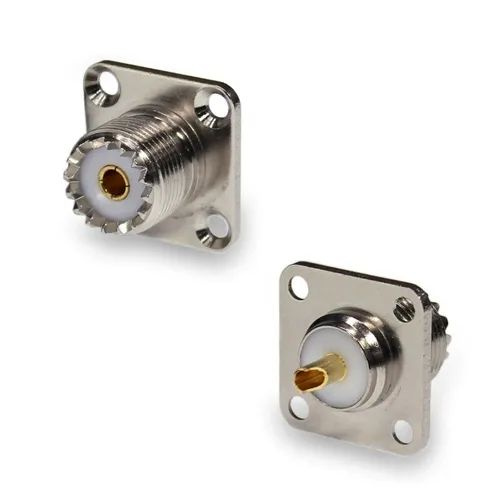 Разъем SO-239 UHF, блочный, розетка (мама) (U-245 NGD), под пайку ...