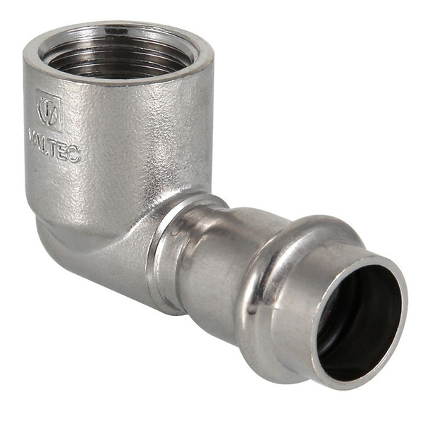 Пресс угольник VALTEC 15х1/2"В, 90 нерж. сталь, VTi.952.I.001504 ...
